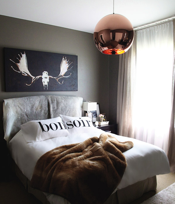 1-small-shop-for-Adore-Home-by-Sabra-Lattos-bedroom-cowhide-Tom-Dixon-copper-pendant