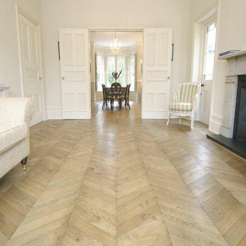 Parquetry Flooring via Oh, I Design Blog