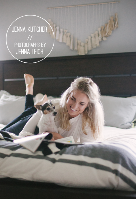 Jenna Kutcher of Photographs by Jenna Leigh via Oh I Design Blog