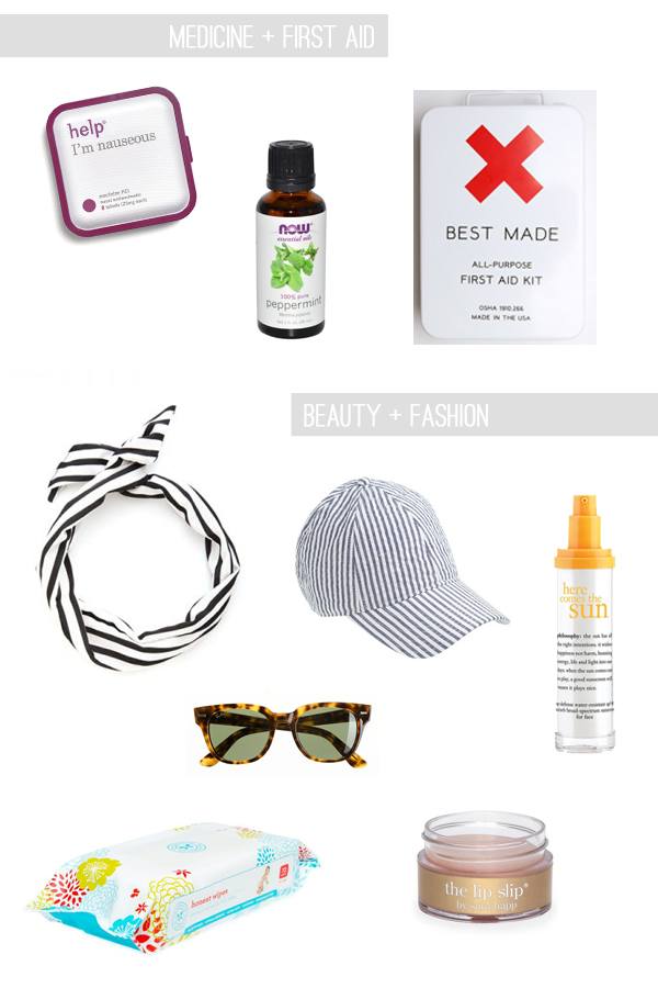 Road Trip Essentials - via Oh, I Design Blog