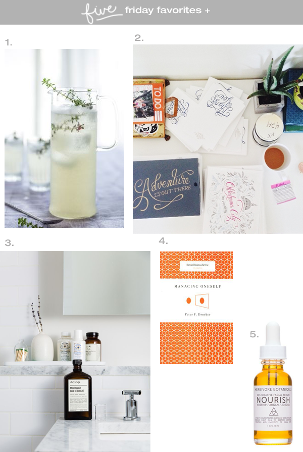 five friday favorites via oh, i design blog!