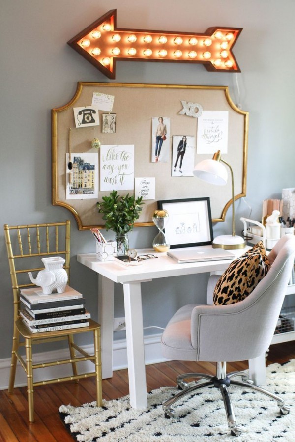 workspace inspiration via oh, i design blog