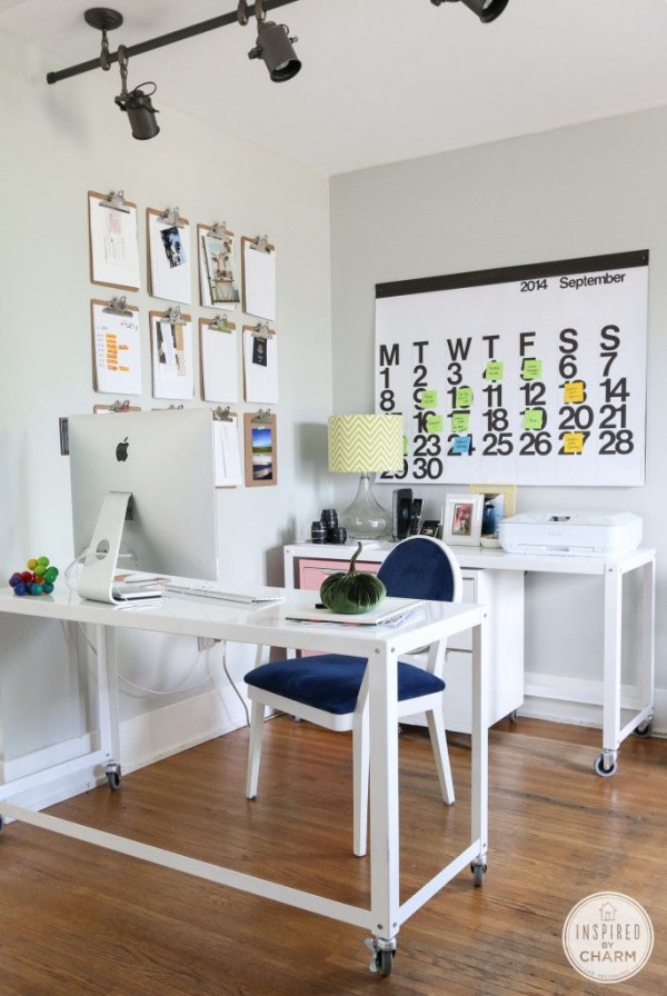 workspace inspiration via oh, i design blog