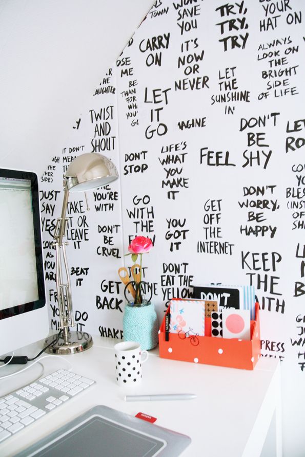 workspace inspiration via oh, i design blog