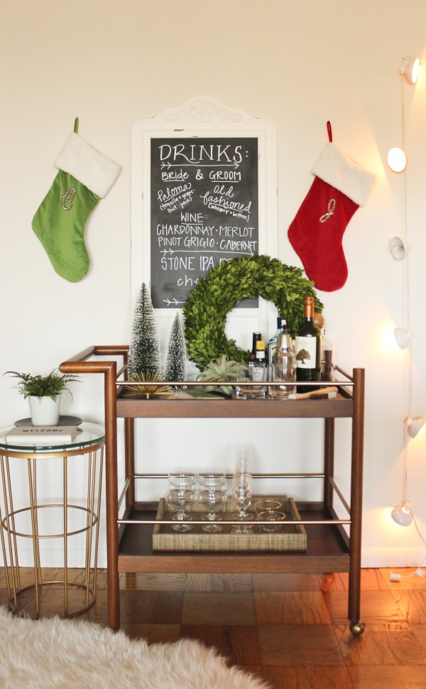 boston apartment holiday shoot // via oh, i design blog