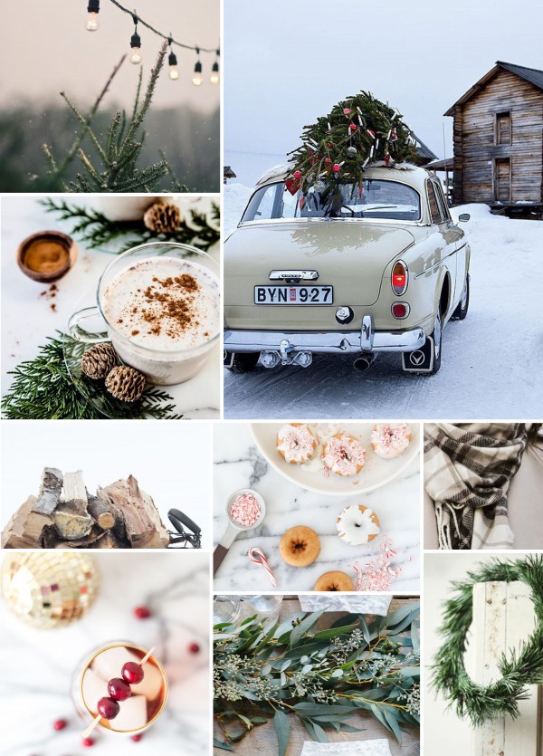 a holiday soiree mood board // via oh, i design blog 