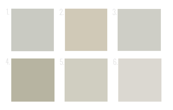 neutral paint colors via oh, i design blog