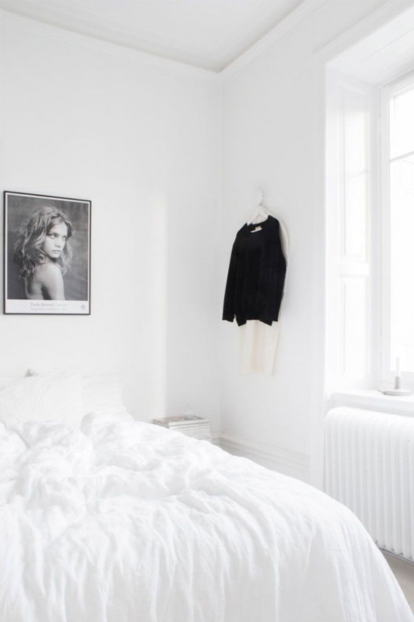 black & white interiors via oh, i design blog