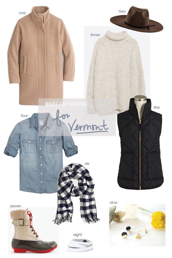 What I'm Packing for Thanksgiving in Vermont // Oh, I Design Blog