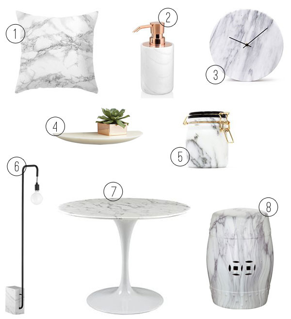 marble via oh i design blog