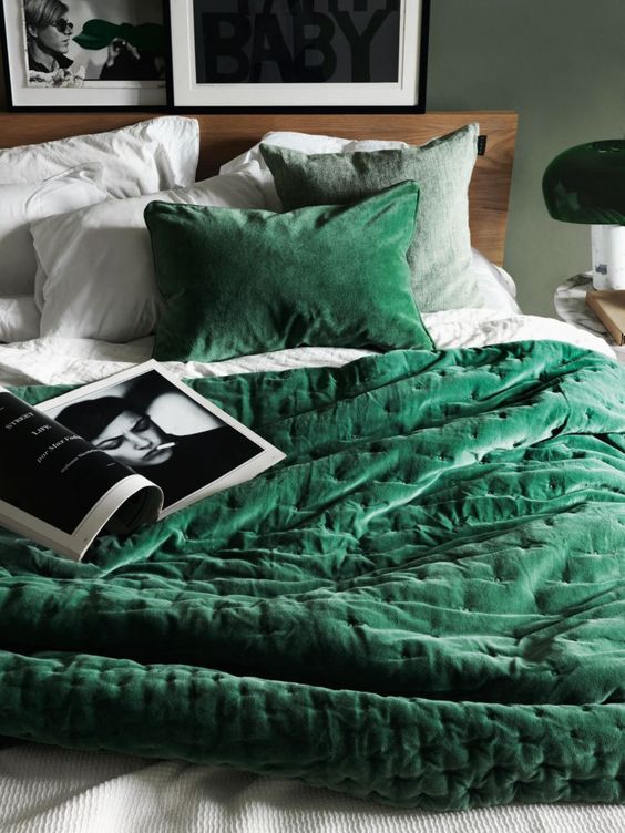 Velvet Trend: Interiors // via Oh, I Design Blog