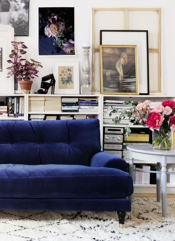 Velvet Trend: Interiors // via Oh, I Design Blog