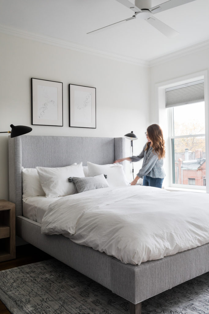 Bright and Modern Master Bedroom